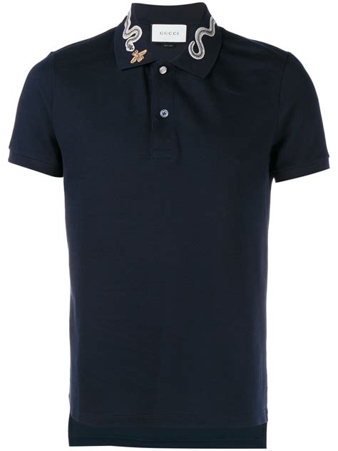 gucci bees and stars polo|Gucci polo shirt snake.